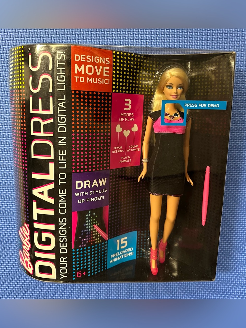 Collectible BARBIE Digital Dress Design Doll BRAND NEW